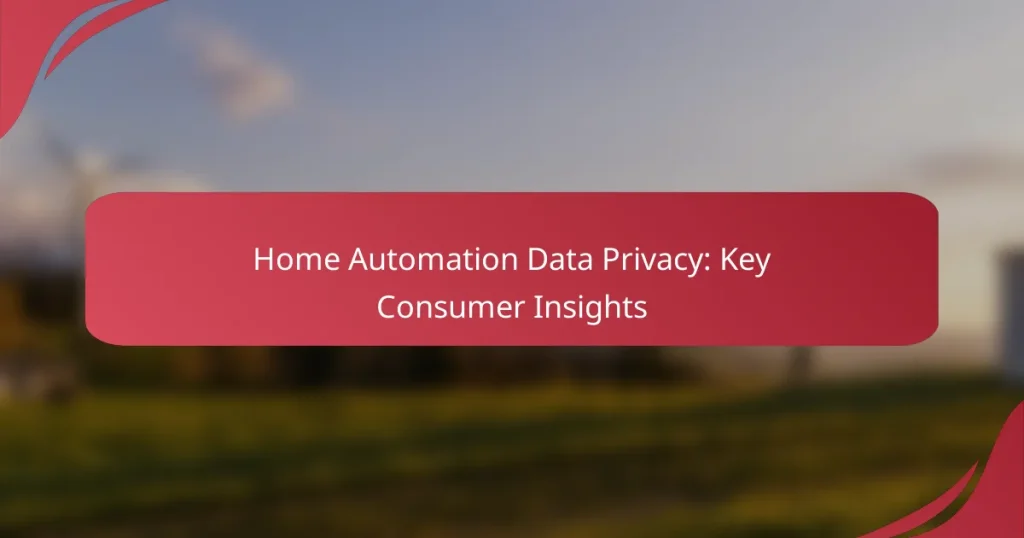 Home Automation Data Privacy: Key Consumer Insights