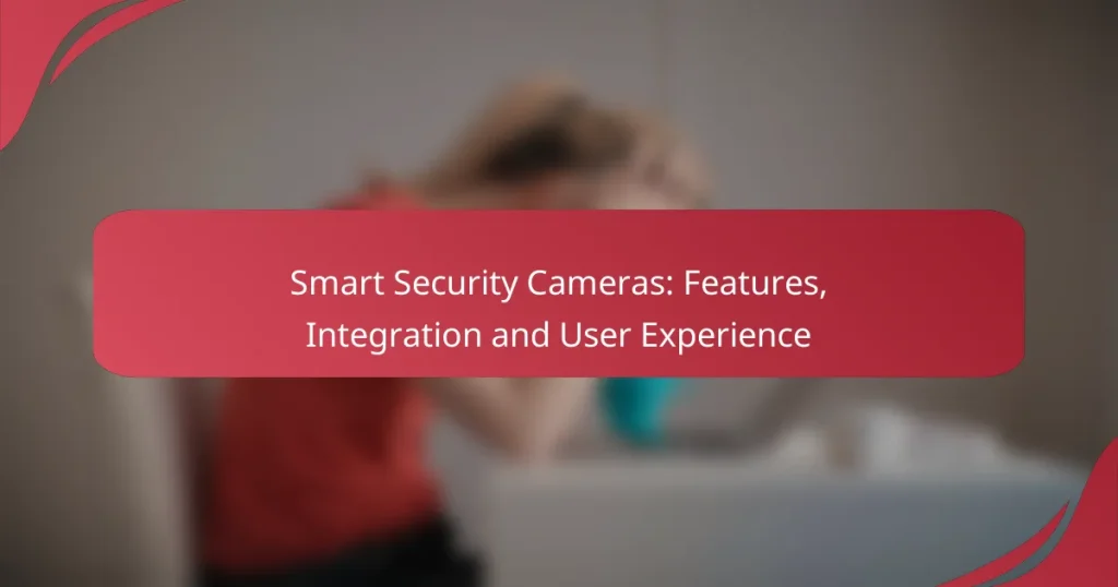 Smart Security Cameras: Features, Integration and User Experience